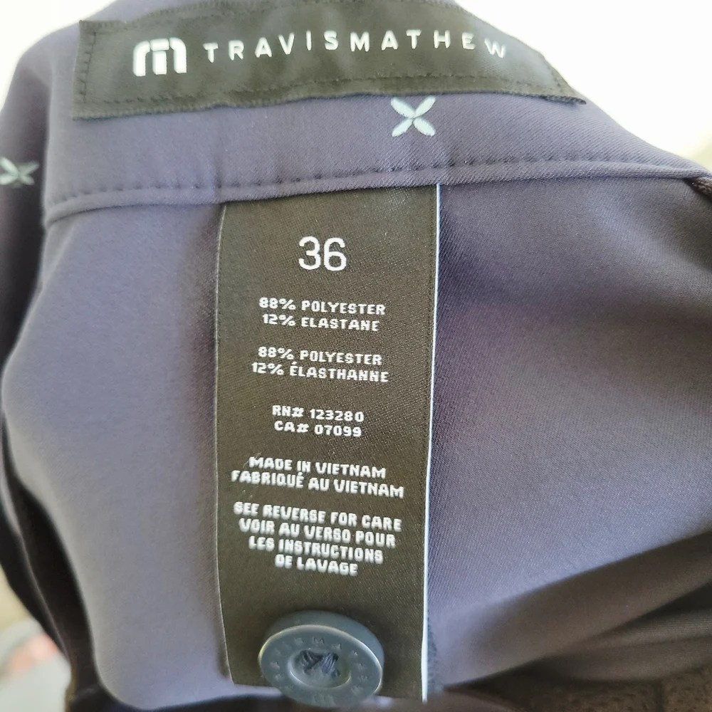 Travis Mathew Not Feeling That Golf Shorts Total Eclipse Size 36 - Picture 8 of 14